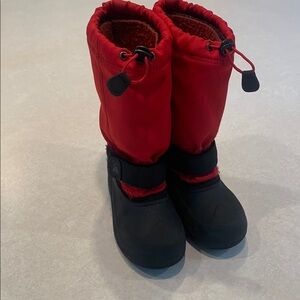 Kamik Kids Red and Black Winter Boots